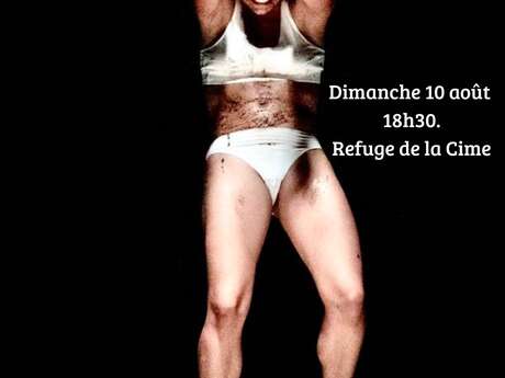 Spectacle "Décolorando" au refuge de la Cime