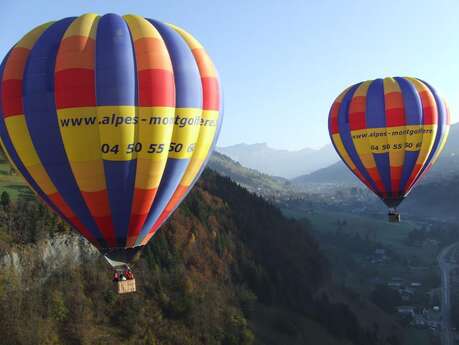 Base d'envol de montgolfières