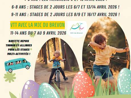 Stage multi-activités de 2 jours pour les 4/5 ans