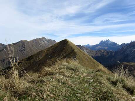 Pointe d'Angolon par l'arête de Chamossière