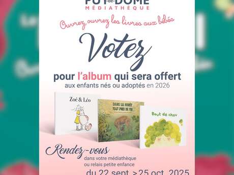 Festival OOLB : Lecture - découverte des albums "Ouvrez, ouvrez les livres aux bébés" et vote pour l'album 2026