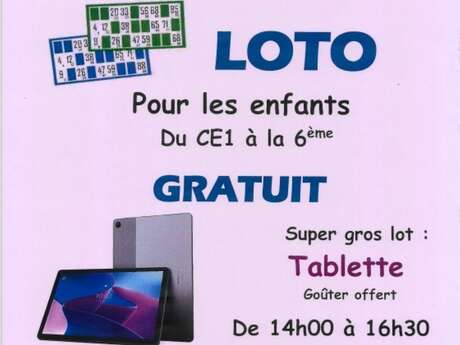 Loto des enfants de l'Amicale Laïque