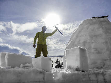 Construction d'igloo