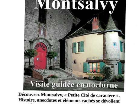 Visite guidée nocturne de Montsalvy