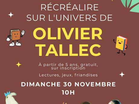 Récréalire on the world of Olivier Tallec