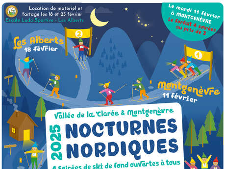 Les nocturnes nordiques de Val Clarée Montgenèvre