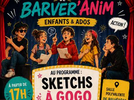 Représentations des ateliers théâtre de Barver'Anim