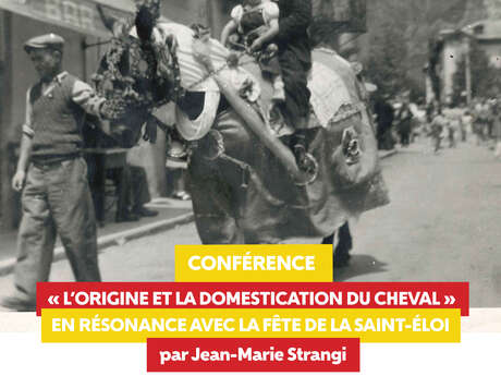 Conférence "L'origine et la domestication du cheval"