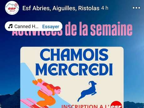 Chamois event with ESF