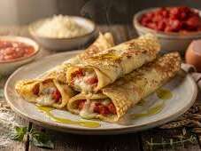 Atelier gastronomique - Crêpe sarrasin poulet cumin et crêpe banane caramel
