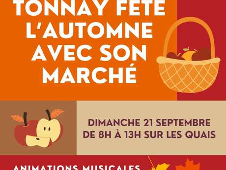 Tonnay fête l'automne avec son marché