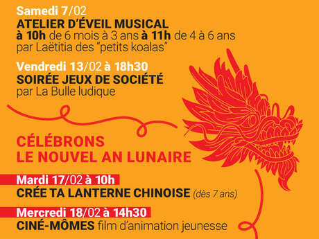 Célébrons le nouvel an lunaire - création de dragons