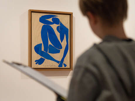 Atelier de pratiques artistique en salle - Croquer Matisse