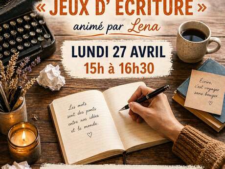 Atelier jeux d'écriture