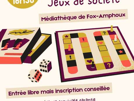 Après -midi jeux de société (à partir de 7 ans)