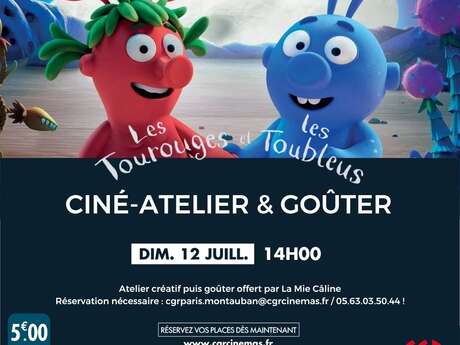 Ciné-atelier et goûter - LES TOUROUGES ET LES TOUBLEUS