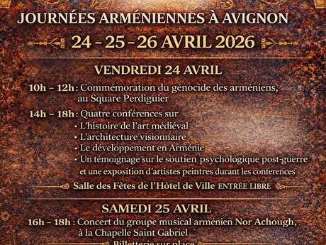 Die Armenischen Tage in Avignon