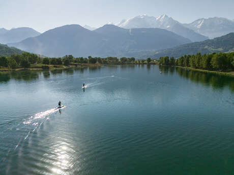 Stand up paddle au Lac de Passy