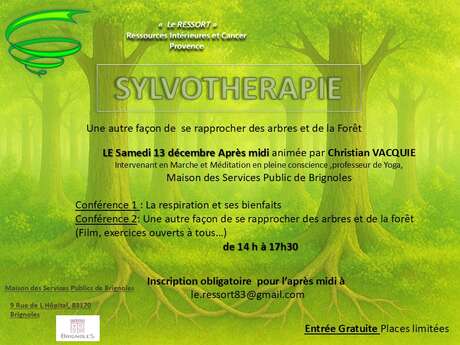 Conférence : La Sylvothérapie