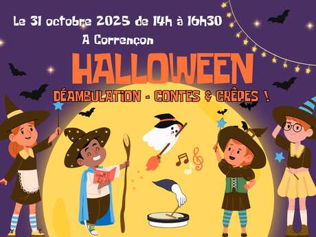 Après-midi Halloween : déambulation, contes et crêpes ! Après-midi Halloween : déambulation, contes et crêpes !