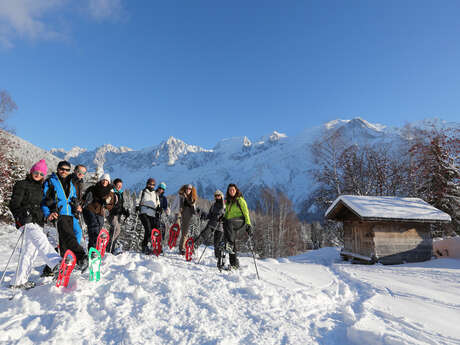 Raquettes Demi journée - Alpage de Charousse -  Compagnie des Guides de Chamonix