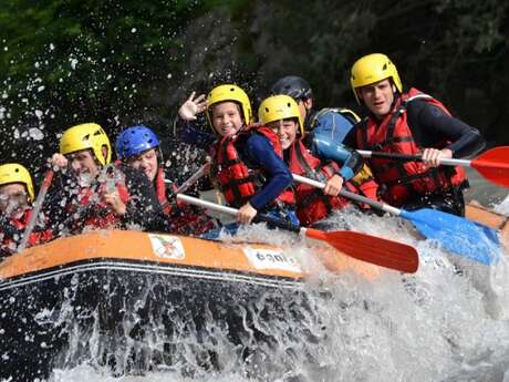 Rafting down the Giffre
