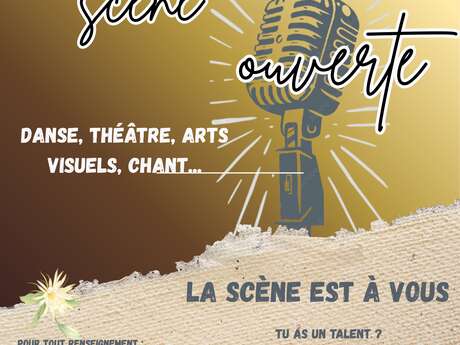 Appel à talents ! scène ouverte à Valréas