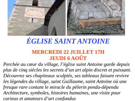 Visite du pays Guillestrin - Eglise de Saint-Antoine
