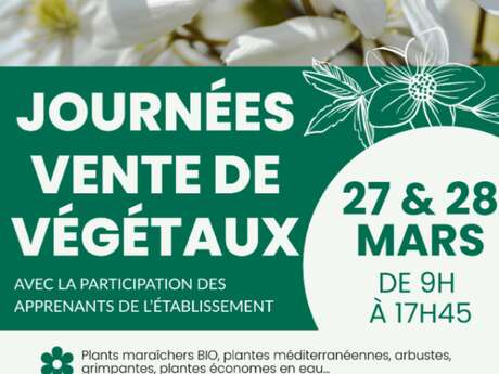Vente de vegetaux du lycée Agricampus