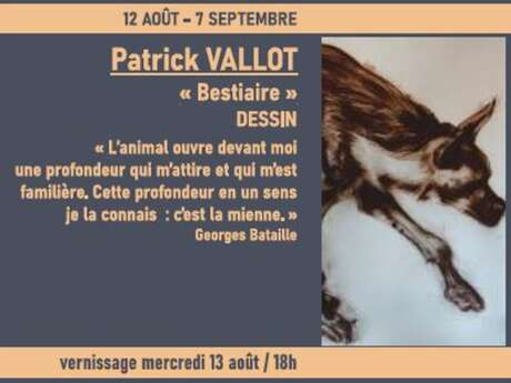 Exposition dessin "Bestiaire" de Patrick Vallot - Art dans la Nef