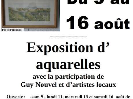 Exposition d'aquarelles