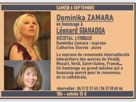 Récital lyrique " Hommage à Léonard Gianadda" - Musique dans la Nef Récital lyrique " Hommage à Léonard Gianadda" - Musique dans la Nef