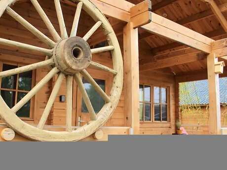 Chalet "Ariégeois" à la ferme Cosméane