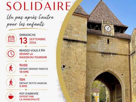 Marche d'Or de la Croix Rouge au profit de la lutte contre le cancer chez l'enfant à Cazaubon - Barbotan-les-Thermes