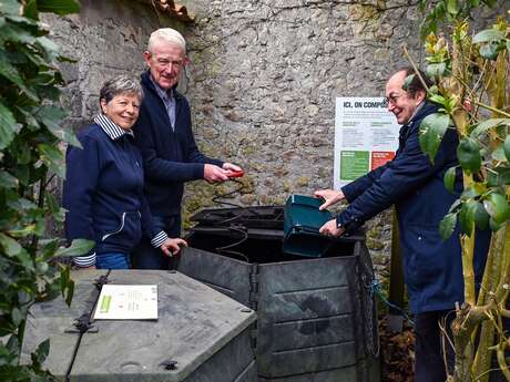 Visites de sites de compostage partagé en habitat collectif