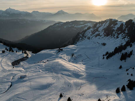 Sneeuwschoen route : La Ferme du Croz lus