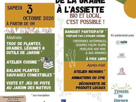 Du graine à l'assiette - Bio et local, c'est possible !