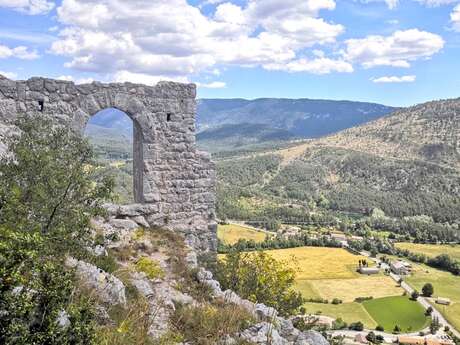 Depuis la porte de Tracastel à Saint-Auban