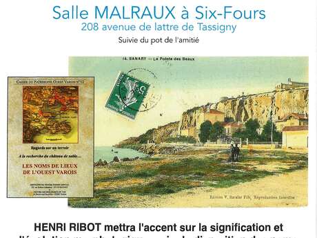 Henri Ribot's lecture "Place names in western Var".