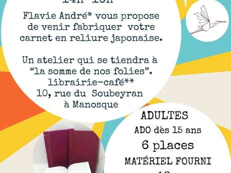 Atelier Kukirotoji - reliure japonaise