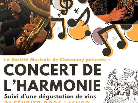 Concert de l'Harmonie et dégustations de vins