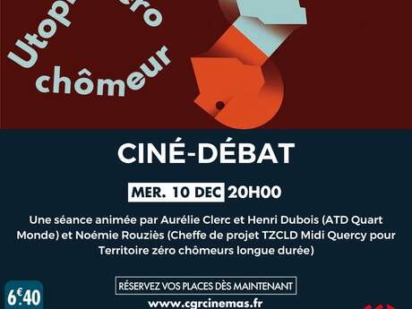 Ciné-débat - UTOPIE ZÉRO CHÔMEUR