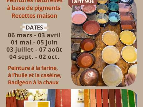 Initiation aux peintures naturelles (demi-journée)