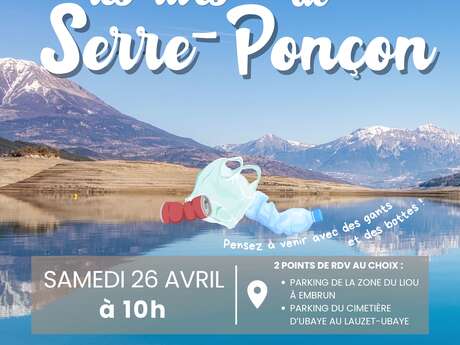 Nettoyons les rives du lac de Serre-Ponçon - Nettoyons le SUD