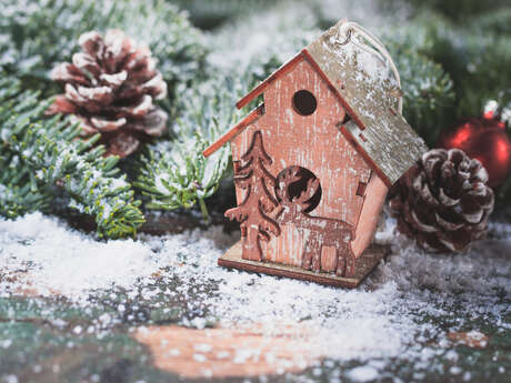 Stand "Une réserve de trésors !" au Marché de Noël