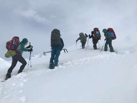 Raquette - Faire sa trace en toute sécurité avec Bureau Montagne Horizons