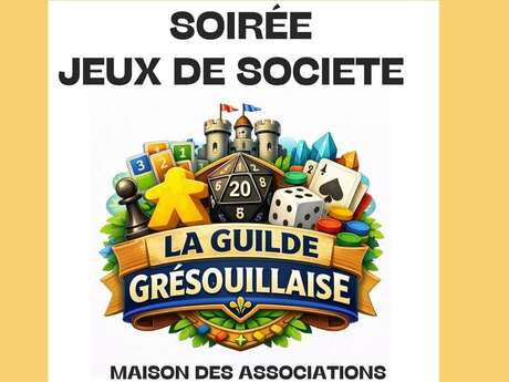 Soirée Jeux de Société - Association La Guilde Grésouillaise
