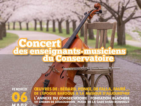 Concert des enseignants -Musiciens du conservatoire de musique