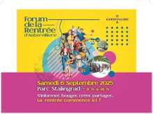 Forum de la rentrée - Aubervilliers