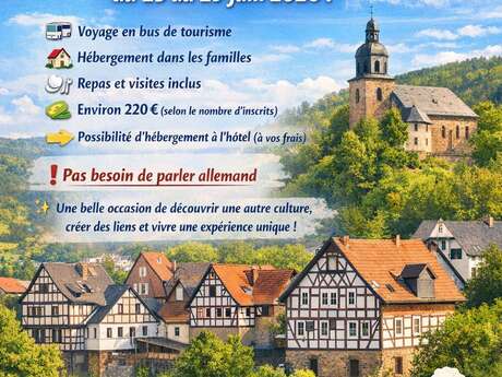 Séjour convivial chez nos amis allemands de Gladenbach